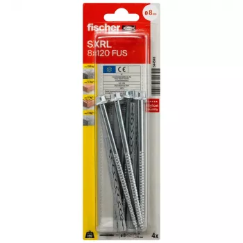 Fischer 544549 SXRL 8 x 120 FUS K NV gara stieņa enkurs 120 mm