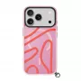 LAUT Keyko Pop apvalks iPhone 17 Pro Max, Rosy Wave