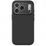 Decoded AntiMicrobial Silicone Backcover maciņš iPhone 18 Pro / 17 Pro, MagSafe, Carbon Black