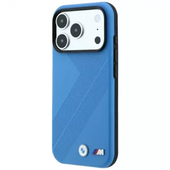 BMW M riepu protektora metāla logotipa MagSafe futrālis iPhone 18 Pro Max / 17 Pro Max, zils