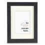 Hama koka rāmis Serena, melns, 13 x 18 cm