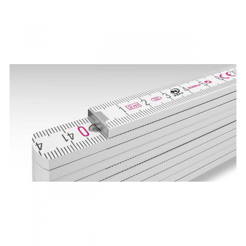 STABILA locīšanas lineāls Serie 400, Type 1407, 14557, koks 200 cm