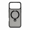 Evelatus Shield vāciņš ar MagSafe un statīvu Apple iPhone 18 Pro Max, matēts gredzens, melns