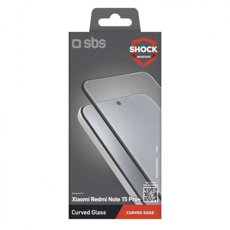 SBS pilna pārklājuma rūdītais stikls priekš Xiaomi Redmi Note 15 Pro