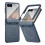 Tech-Protect Kevlar Aura MagSafe vāciņš Samsung Galaxy Z Flip 8, tumši zilā krāsā
