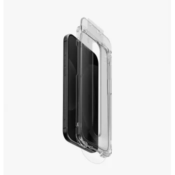 Rūdīts stikls UNIQ Optix SwiftFitVivid DX2 iPhone 18 Pro ar aplikatoru
