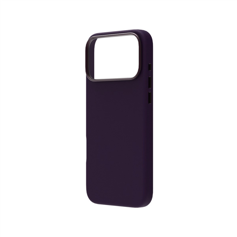 Just Must JM ādas maciņš ar MagSafe iPhone 18 Pro Max, purpura
