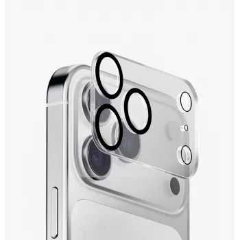 UNIQ Optix Clearshield Frameguard kameras objektīva aizsargstikls iPhone 18 Pro Max, caurspīdīgs, ar aplikatoru