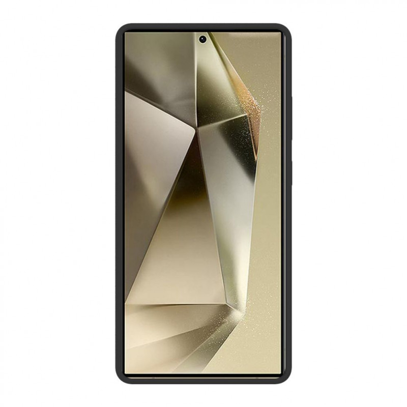 Evelatus Samsung Galaxy S23 Ultra Premium magnētiskais mīkstā pieskāriena silikona maciņš melns