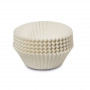 Guardini Easy Bake papīra kēksiņu formiņas, 100 gab., baltas, Ø7x3 cm