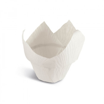 Guardini papīra cepamās formiņas fritierim, 12 gab., baltas, Ø8,5x8 cm