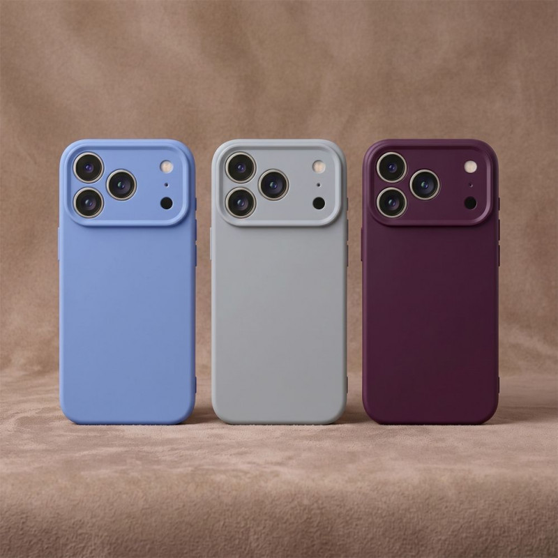 TFO silikona apvalks iPhone 17 Pro Max 6.9 / 18 Pro Max 6.9 debeszils
