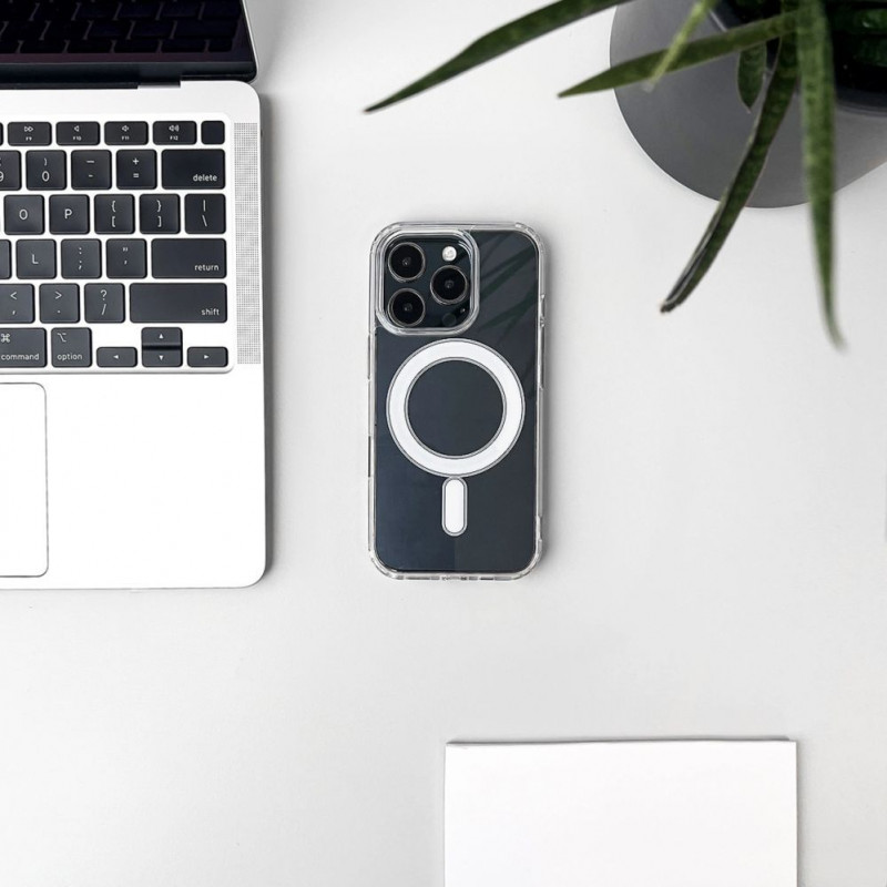Hurtel Ultra Clear vāciņš ar MagSafe Samsung Galaxy S25 Edge — caurspīdīgs
