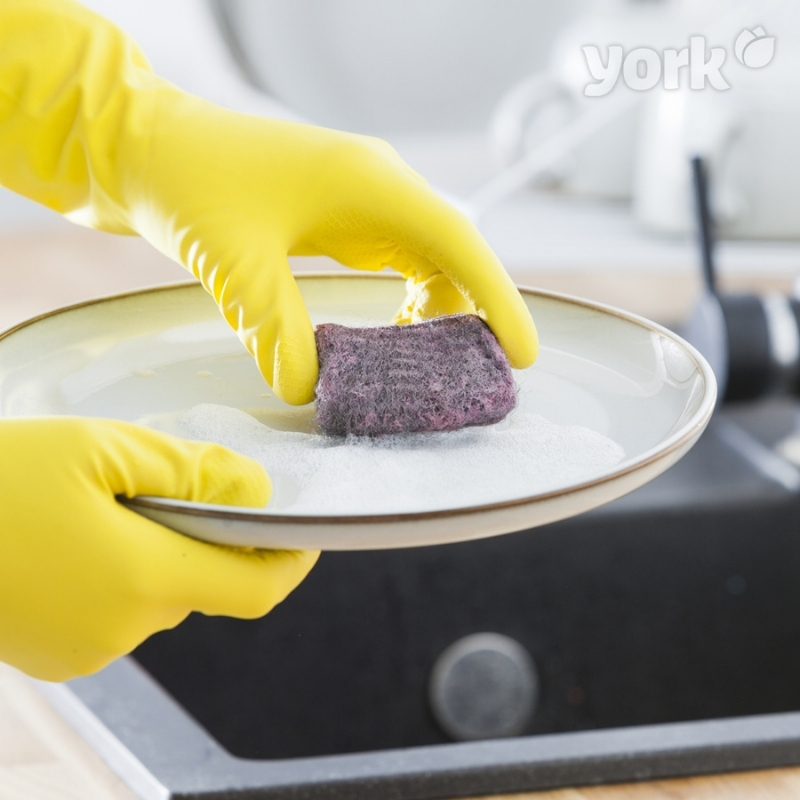 YORK tērauda vilna ar ziepēm 6 gab.