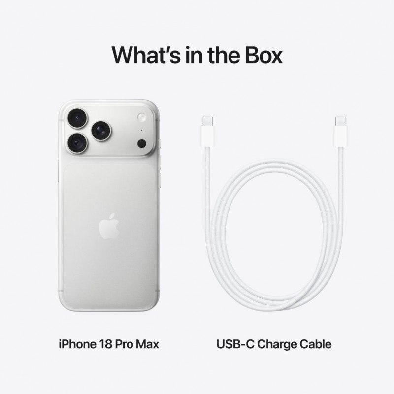 Apple iPhone 18 Pro Max 2TB sudraba