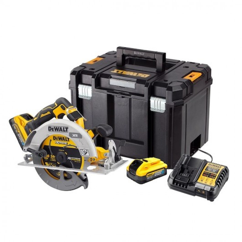 DeWALT DCS573H2T-QW pārnēsājamais ripzāģis