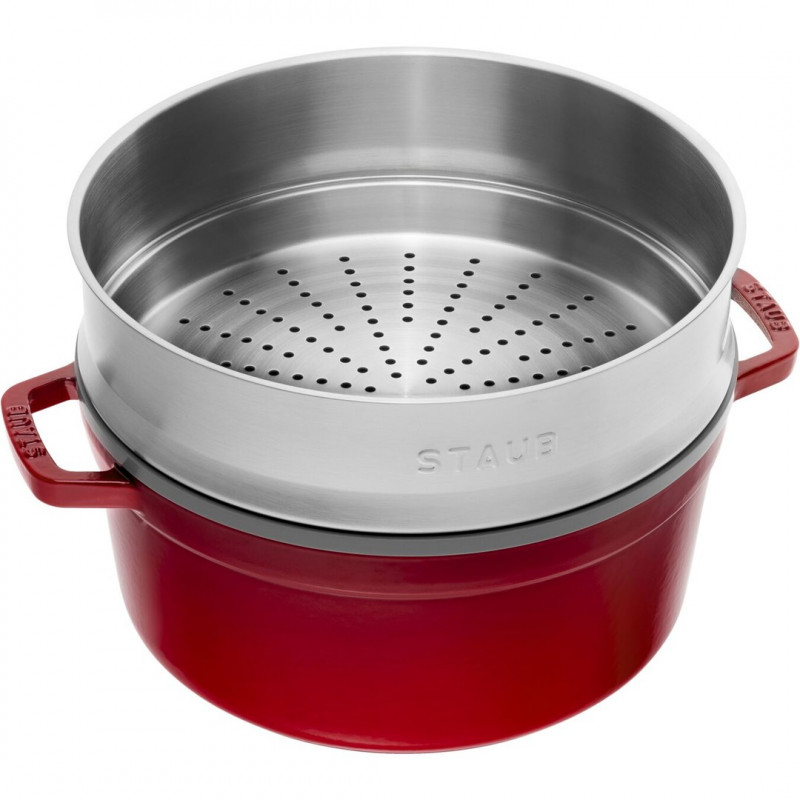 Staub La Cocotte apaļš čuguna sautējamais katls 5,25 l (40510-601-0)