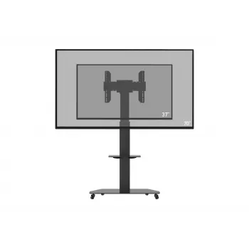 celexon Professional Adjust-3770MP TV rati plakanajiem ekrāniem 32-70 collas (81,3-177,8 cm), anodēts alumīnijs un matēts stikls, melns