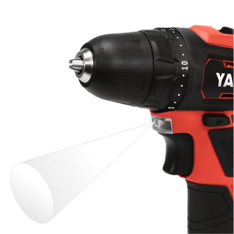 YATO YT-82901 bezvada urbjmašīna-skrūvgriezis, 12 V, 30 Nm, 1 x 2.0 Ah Li-Ion