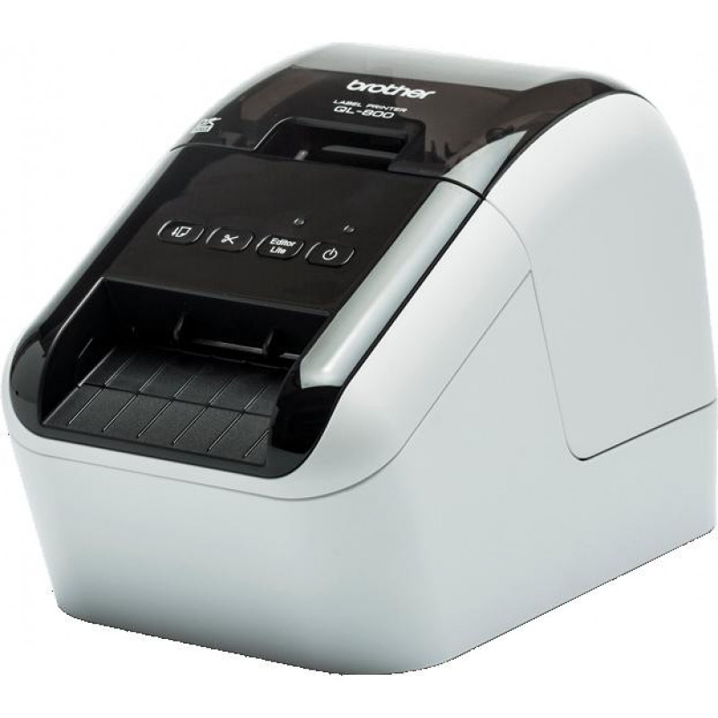 Brother QL-800 etiķešu printeris, tiešā termiskā, krāsu, 300 x 600 DPI, 148 mm/sek., vadu, DK