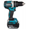 Makita DHP484RFJ bezvadu urbjmašīna-skruvmašīna, 2000 apgr./min, melna/zila