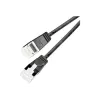 Wirewin Slim Cat6a U/FTP savienojuma kabelis RJ45, 5 m, melns