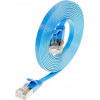 Wirewin Slim Cat6 U/FTP savienojuma kabelis RJ45, 0,5 m, zils