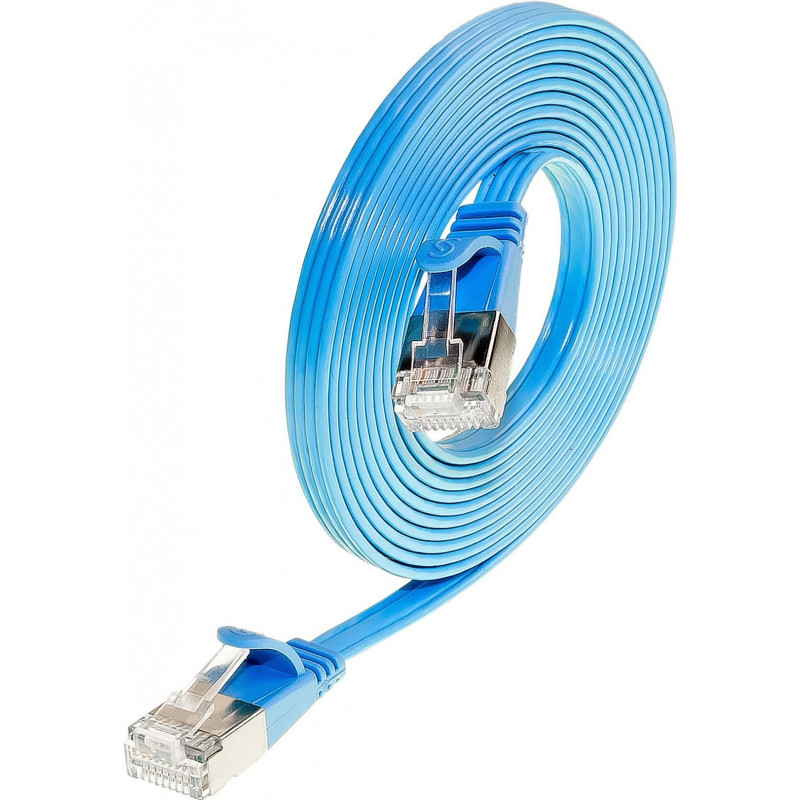 Wirewin Slim Cat6 U/FTP savienojuma kabelis RJ45, 0,5 m, zils