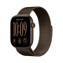Apple Watch Series 12 GPS + Cellular 46mm Dark Bronze alumīnija korpuss ar Dark Bronze Milanese Loop - M/L