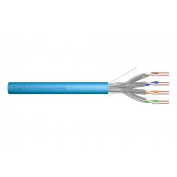 Digitus Cat6a U/FTP instalācijas kabelis, 100 m, zils, LSZH, simplex