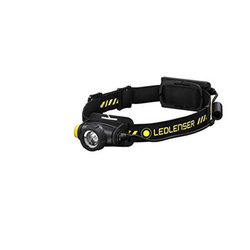 Ledlenser H5R Work LED lukturis, melns/dzeltens