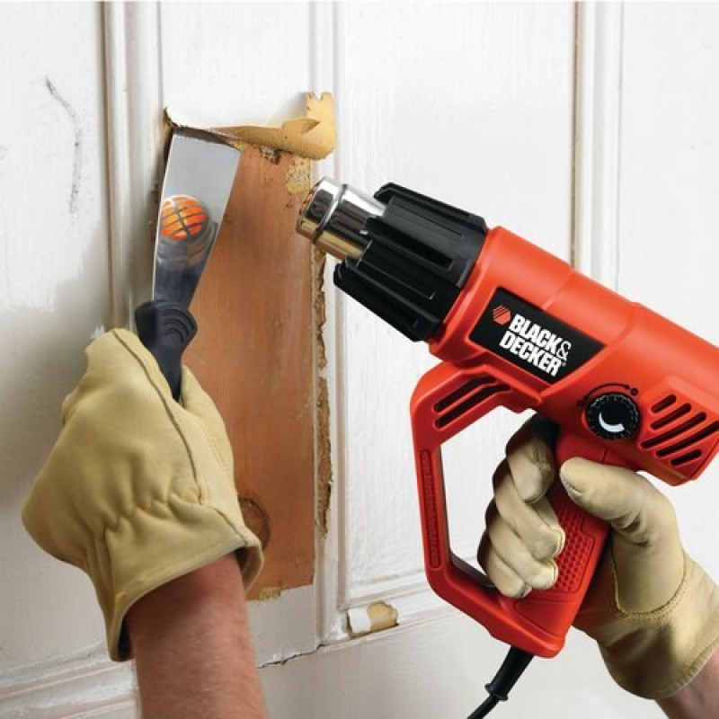 Black+Decker KX2001K karstā gaisa pistole, 2000 W, 50–450 °C / 90–600 °C