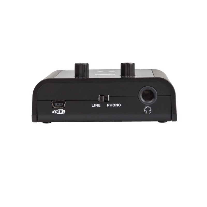 Reloop iPhono 2 audio interfeiss, 16 bitu, melns