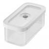 ZWILLING 1026082 Taisnstūra pārtikas uzglabāšanas trauki, 5,4 L, caurspīdīgi/balti, 5 gab