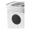 ZWILLING 1026082 Taisnstūra pārtikas uzglabāšanas trauki, 5,4 L, caurspīdīgi/balti, 5 gab