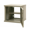Emiter EMITERNET 10 inch 6U vienas sekcijas sienas skapis, metāla durvis, 315 x 310 x 330 mm (EM/SOHO-B-6U)