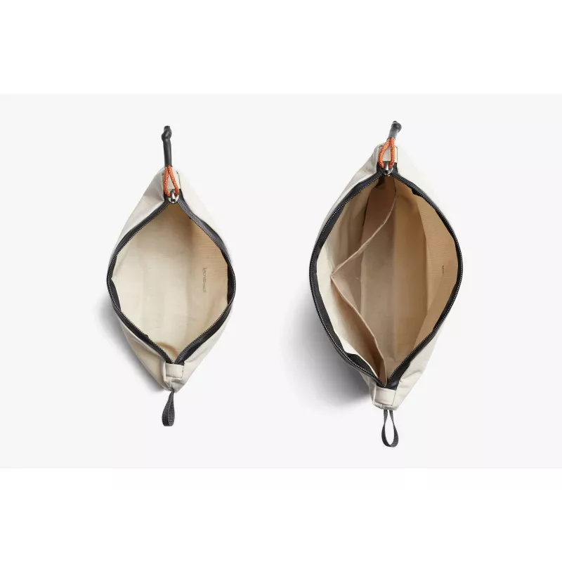 Bellroy Lite Pouch Duo, 2 ceļojumu organizatoru komplekts (18 x 27 x 1,5 cm, 8 x 23 x 6 cm), Ash