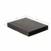 FALKEN PURE glabāšanas kaste 500 loksnēm, 24 x 32 x 4 cm, melna