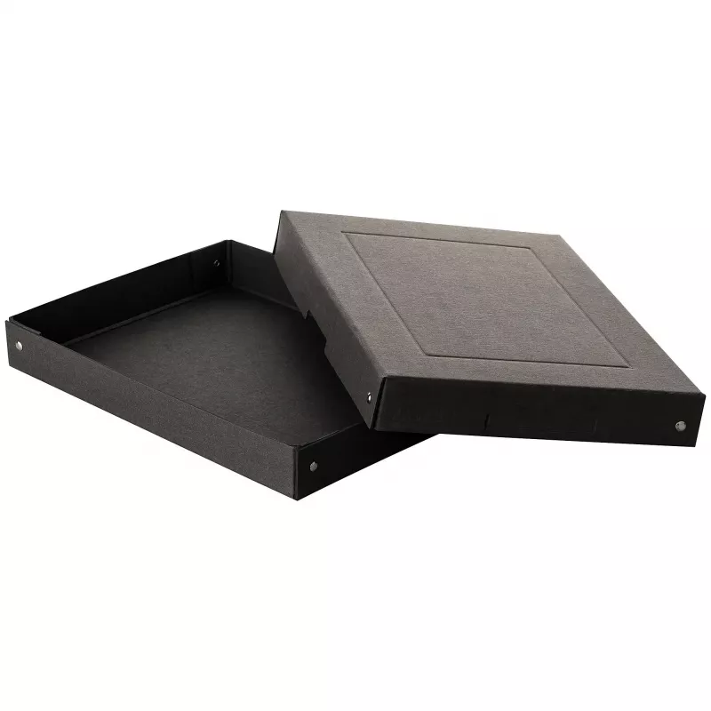 FALKEN PURE glabāšanas kaste 500 loksnēm, 24 x 32 x 4 cm, melna