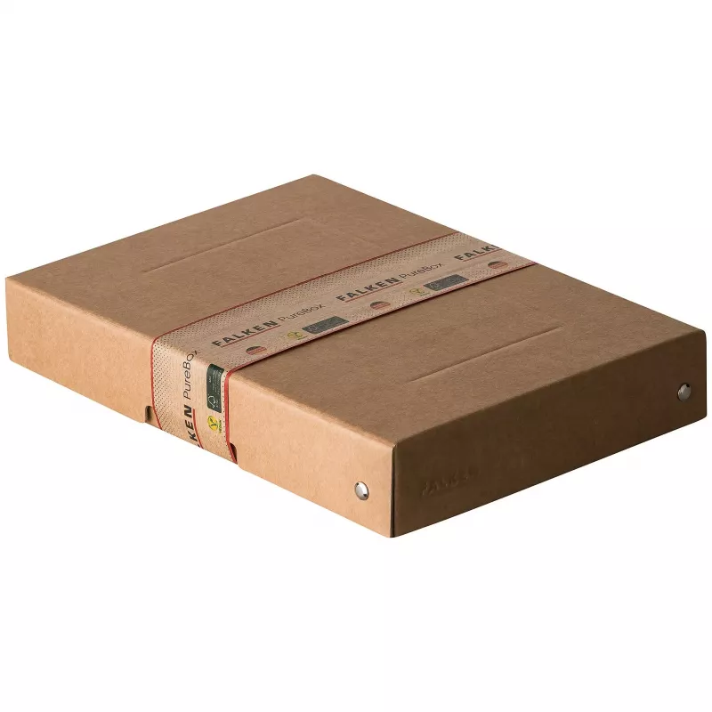 FALKEN PURE glabāšanas kaste 500 loksnēm, 18 x 25 x 4 cm, brūna