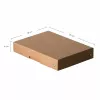 FALKEN PURE glabāšanas kaste 500 loksnēm, 18 x 25 x 4 cm, brūna