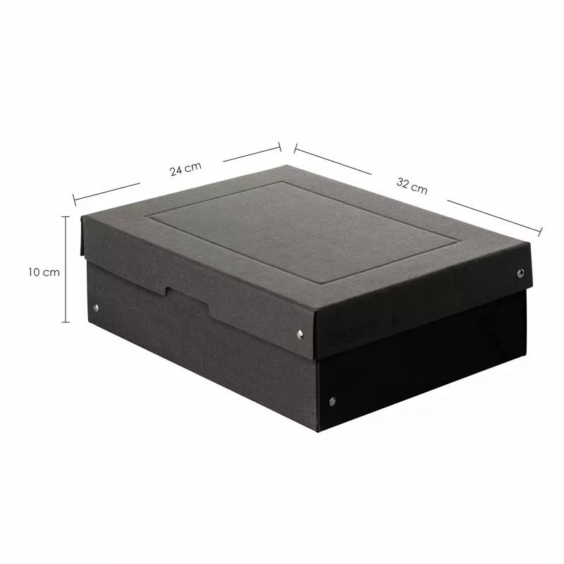 FALKEN PURE Uzglabāšanas kaste 7.0 l melna 24.0 x 32.0 x 10.0 cm