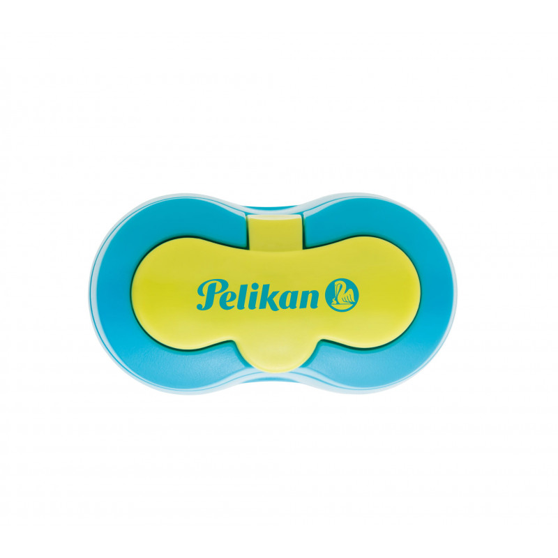Pelikan Flower divu caurumu zīmuļu asināmais ar konteineru, zils (700702)