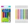 Pelikan Colorella Duo C407 flomāsteri dažādās krāsās, 10 gab.