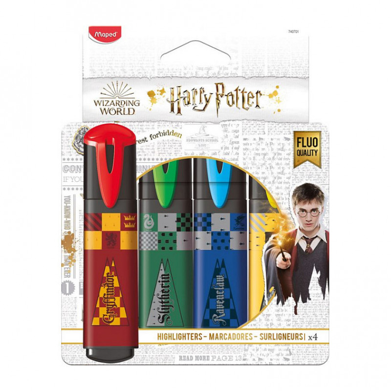 maped Harry Potter marķieris, daudzkrāsains