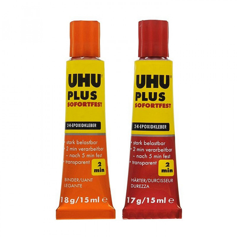 UHU ātri cietējoša divkomponentu līme, 35 g