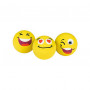 WEDO SMILEY dzēšgumija, dzeltena, 3 dizaini vienā kastē