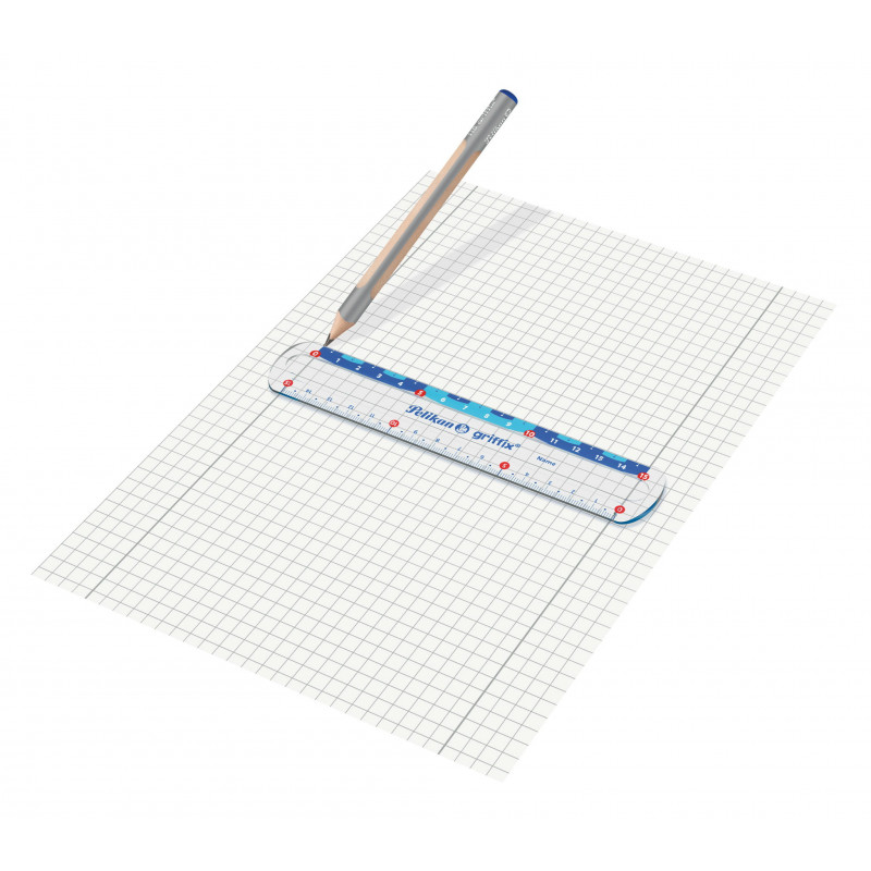 Pelikan griffix lineāls 15cm salokāmā kastē