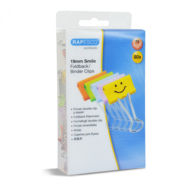RAPESCO® atlokāmie klipsi dažādās krāsās 1.9 cm