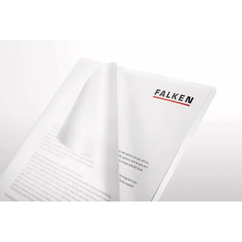 Falken dokumentu mapes DIN A4, teksturēta virsma, 0,09 mm, caurspīdīgas